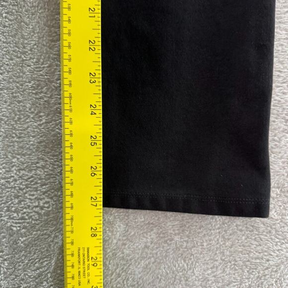 Quince Pants Womens S Black Ponte Stretch Pull On Mid Rise Straight Leg Casual - Picture 9 of 13